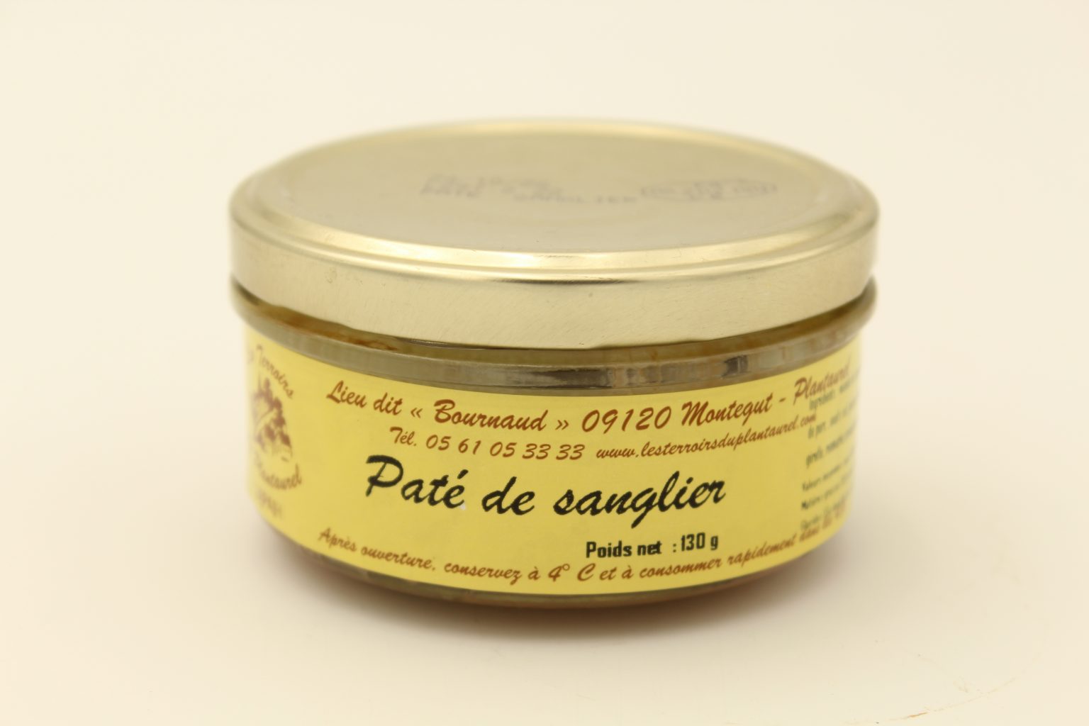 Pâté de sanglier Produit local d'Ariège