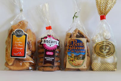 GÂTEAUX / JUS DE FRUITS / SODAS / FLOCONS D'ARIÈGE